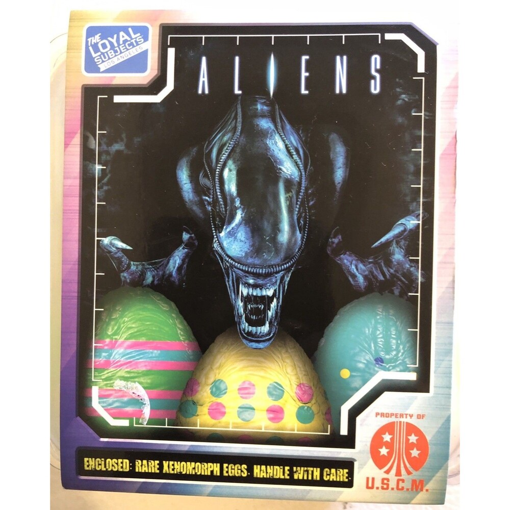 WalMart Exclusive Alien Easter Egg Pods Xenomorph 3” Collectible Figures, 4 Pack